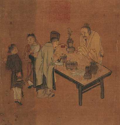 佚名 宋人博古图 册页
